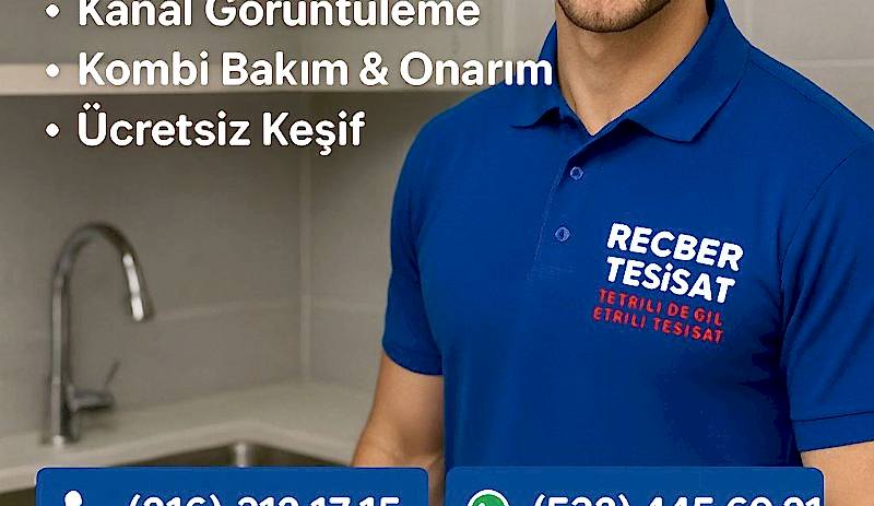 Sancaktepe Su Tesisatçısı  7/24 Acil Tesisat Hizmeti  Reçber Tesisat